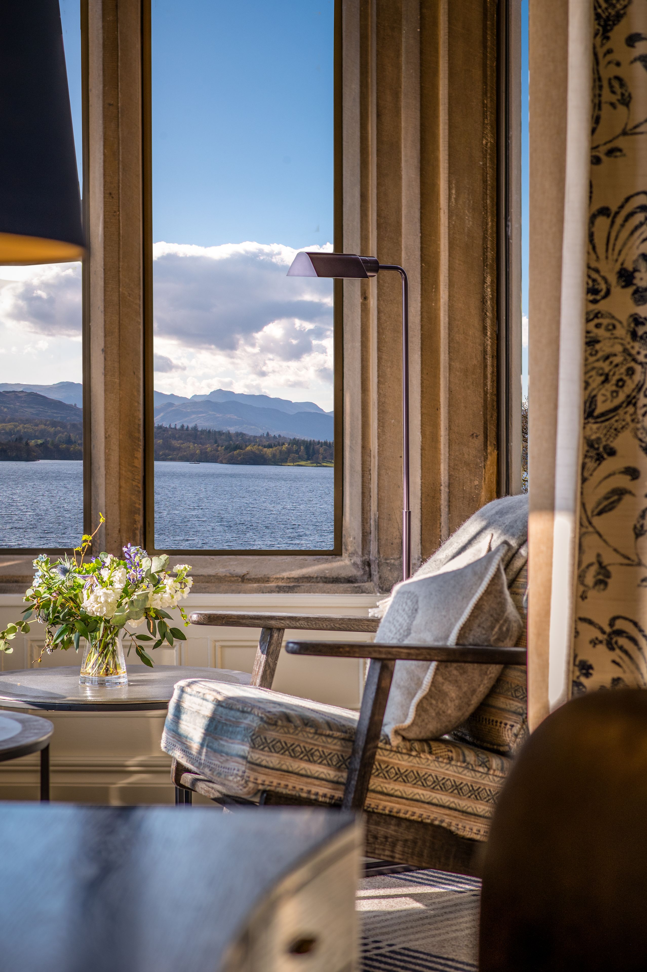 A view of the lake from the room