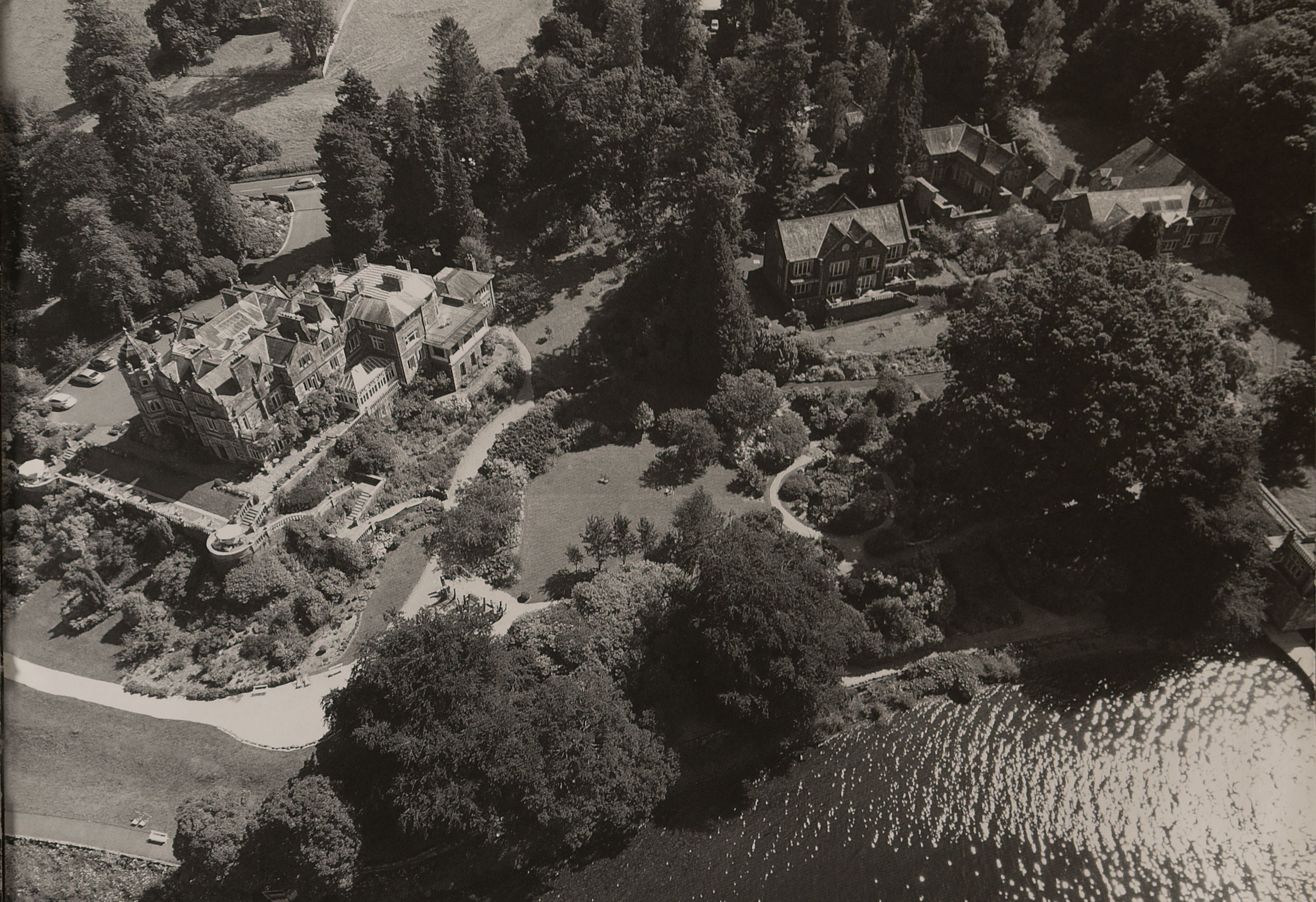 A birds eye view of the gardens